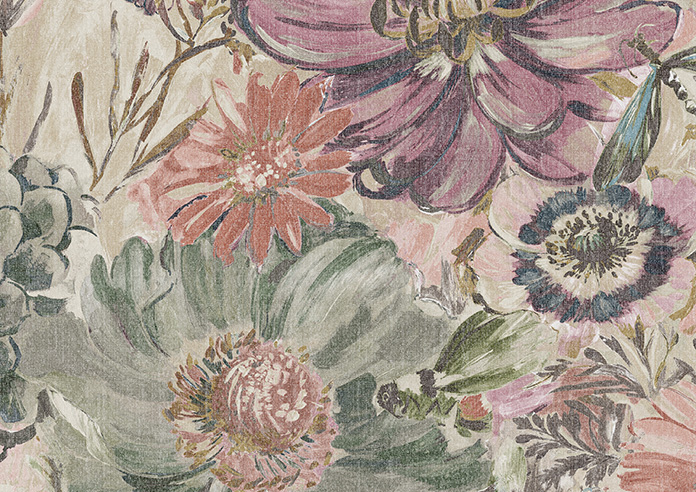 Spring Garden, Khaki - Made to Measure Curtains - Image 9
